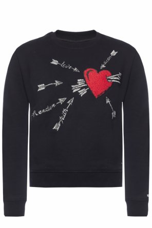 Heart motif sweatshirt, zdjęcie 1 Heart motif sweatshirt od Red Valentino